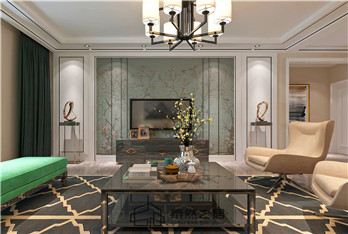 銀川寶湖海悅170㎡裝修效果圖|混搭風(fēng)格