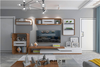 银川l龙马阳光城87㎡装修效果图|北欧风格