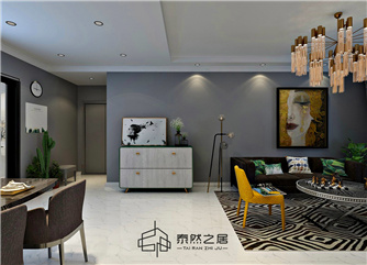 銀川銀帝寶湖天下115㎡裝修效果圖|現(xiàn)代輕奢風(fēng)格