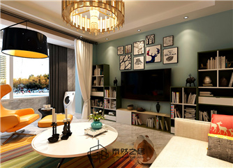 銀川綠地香樹(shù)花城110㎡裝修效果圖|北歐風(fēng)格