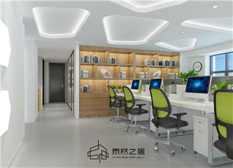 銀川萬(wàn)達(dá)中心B座300㎡辦公室裝修效果圖