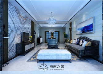 銀川中海城錦園115㎡裝修效果圖|現(xiàn)代輕奢風(fēng)格