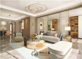 银川悦海天润府174㎡装修效果图|现代简约风格