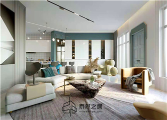 银川万科翡翠公园180㎡叠墅装修效果图|现代极简风格