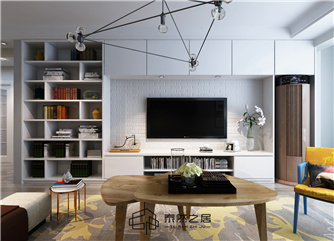 銀川京能鳳凰尚筑125㎡裝修效果圖|現(xiàn)代北歐風(fēng)格