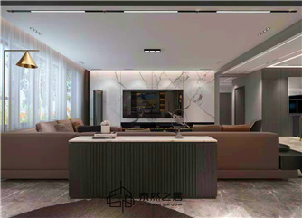 银川世茂珺悦府165㎡装修效果图|现代轻奢风格