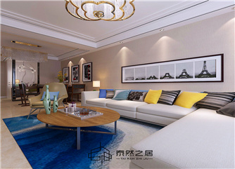 银川世茂倾城80㎡装修效果图|现代简约风格