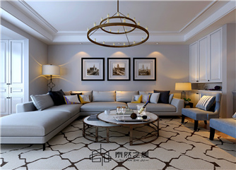 銀川香榭麗舍花園164㎡裝修效果圖|簡(jiǎn)美風(fēng)格