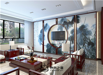 银川民生兴庆府2號院173㎡装修效果图|新中式风格