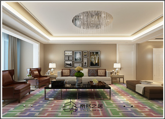 銀川寶湖天下142㎡裝修效果圖|港式風(fēng)格