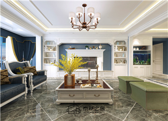 銀川鳳凰華府148㎡裝修效果圖|歐式風(fēng)格