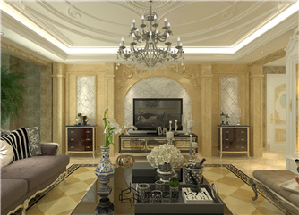 銀川親水花園147㎡裝修效果圖|簡(jiǎn)歐風(fēng)格