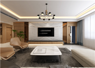 银川花样年华178㎡大平层装修效果图|现代轻奢风格