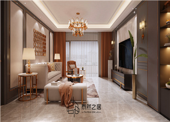 銀川鳳凰華府170㎡裝修效果圖|美式輕奢風(fēng)格