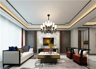 銀川民生興慶府2號院171㎡裝修效果圖|新中式風(fēng)格