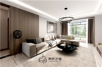 銀川金域藍(lán)灣耀徠129㎡裝修效果圖|現(xiàn)代輕奢風(fēng)格