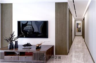 銀川綠地海珀蘭軒122㎡裝修效果圖|新中式風(fēng)格