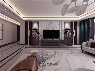 銀川天嘉人和里165㎡裝修效果圖|新中式風(fēng)格