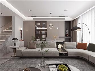 銀川正基如意府143㎡復(fù)式裝修效果圖|現(xiàn)代輕奢風(fēng)格