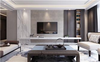 銀川派勝金溪里144㎡裝修效果圖|新中式風(fēng)格