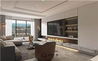 銀川正基如意府123㎡復(fù)式裝修效果圖|現(xiàn)代輕奢風(fēng)格