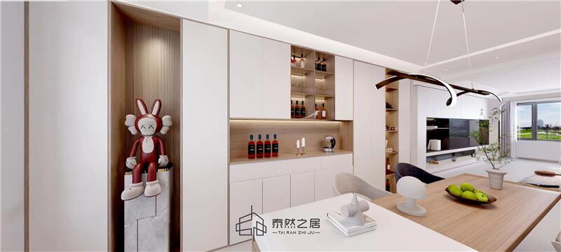 銀川虹橋御景182㎡裝修效果圖|現(xiàn)代輕奢風格