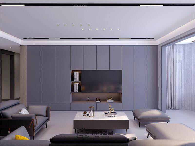 銀川公園華府162㎡裝修效果圖|現(xiàn)代輕奢風(fēng)格