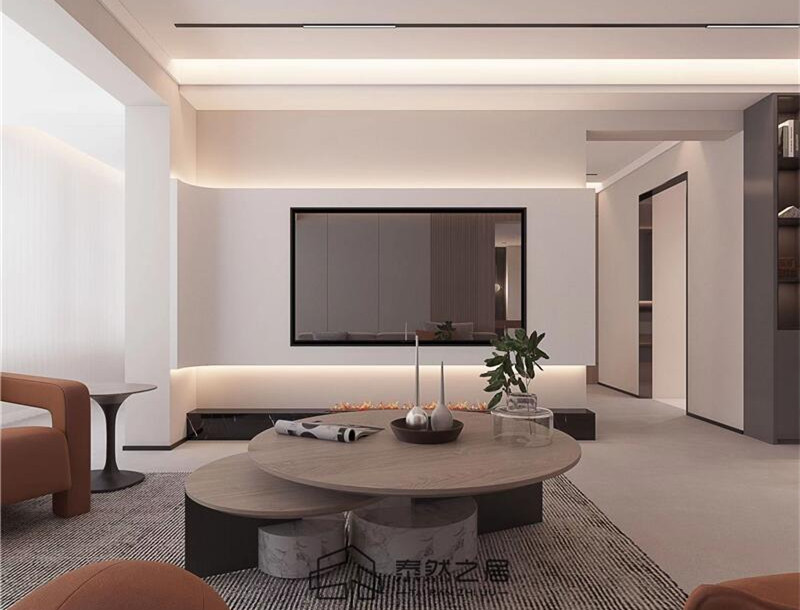 銀川華遠旭輝江南賦143㎡裝修效果圖|現(xiàn)代奶油輕奢風格