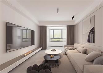 銀川中海河山郡130㎡裝修效果圖|現(xiàn)代簡約風(fēng)格