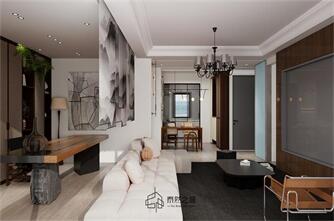 銀川巨力云都薈108㎡裝修效果圖|現(xiàn)代侘寂風(fēng)格